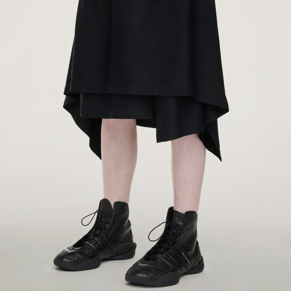 スカート Y-3 ASYMMETRICAL RAYON TWILL SKIRT Y-3 Rayon Twill Skirt Black