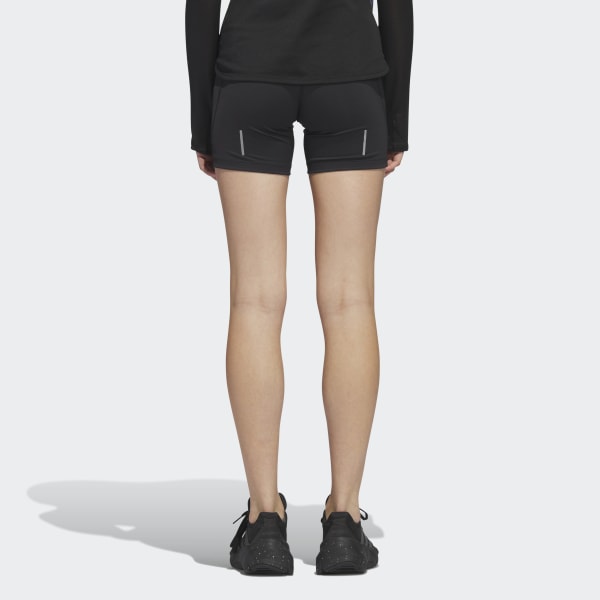 adidas Running Daily Run legging shorts in black