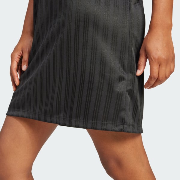adidas Adicolor Football Jacquard V-Neck Dress - Black