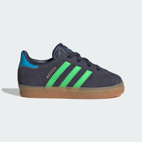 Blue Gazelle Comfort Closure Elastic Laces Shoes Kids