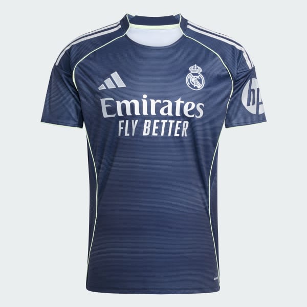 adidas Real Madrid 25/26 Away Jersey - Blue | Free Shipping with