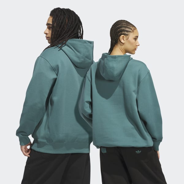 adidas Shmoofoil Heavyweight Hoodie - Green | Free Shipping with