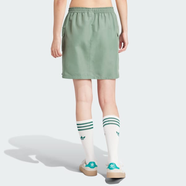 adidas Short Cargo Skirt - Green | Women's Lifestyle | adidas US