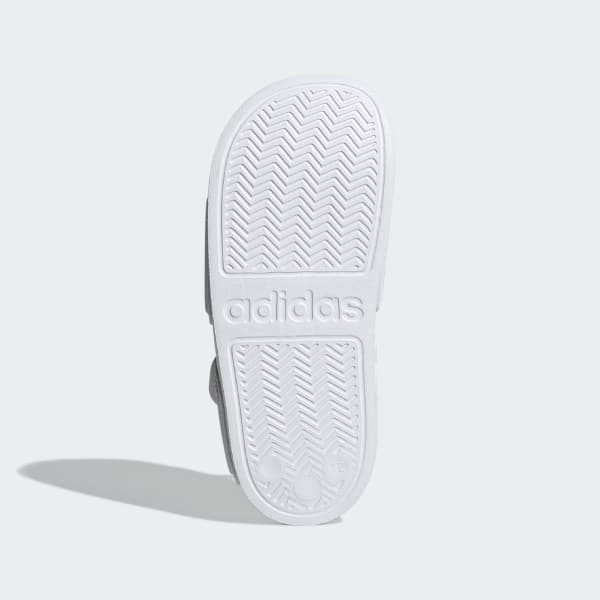 White Adilette Sandals