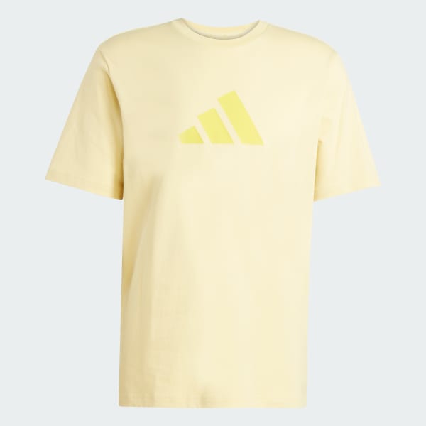 Yellow Future Icons 3 Bar Logo Tee