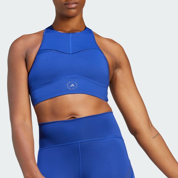 Adidas crop top blue top
