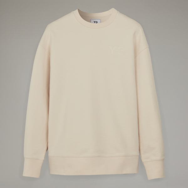 Bege Blusa Moletom Gola Redonda Classic Chest Logo Y-3 EKC26