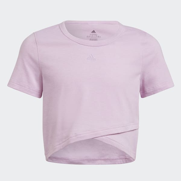 Lila AEROREADY Yoga Crop T-Shirt TC943