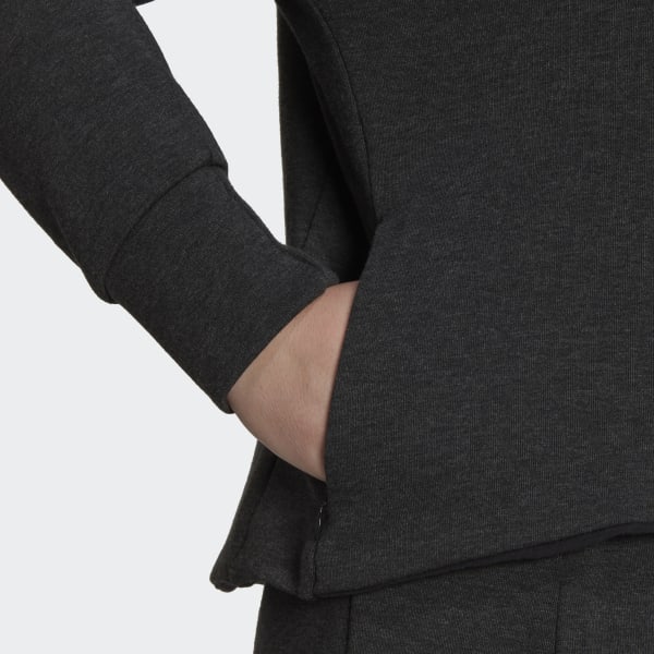Svart Mission Victory Slim Fit Full-Zip Hoodie (Plus Size) MMV82