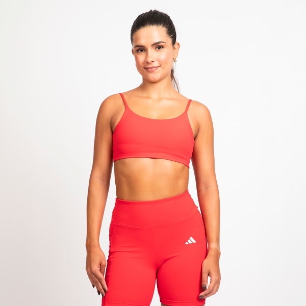 Vermelho Top Essentials Suporte Leve