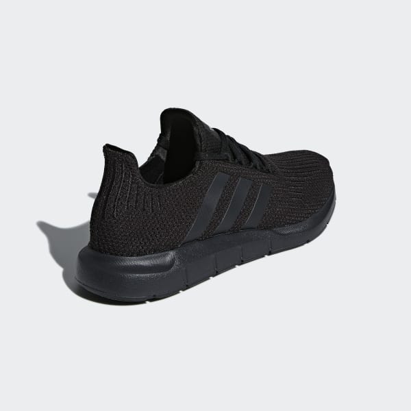 adidas white & black swift run shoes