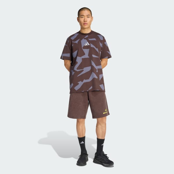 Brown AMG WASHED SHORT