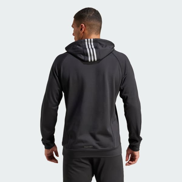 Preto Camisola com Capuz para Treino 3-Stripes Game and Go