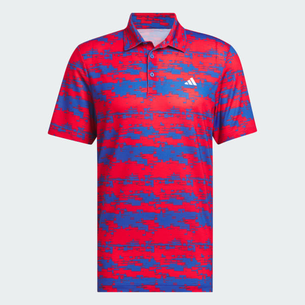 Red Ultimate365 HEAT.RDY Stripe Polo Shirt