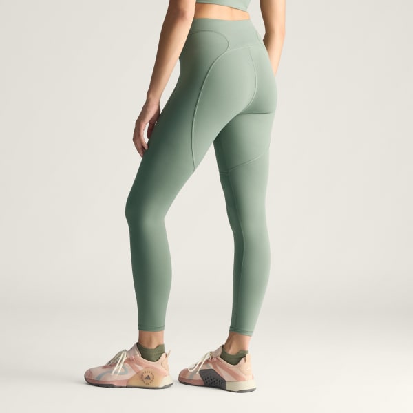 Green adidas By Stella McCartney Training 7/8 Leggings