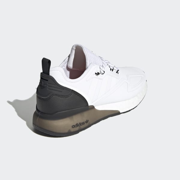 White ZX 2K Boost Shoes LSL49
