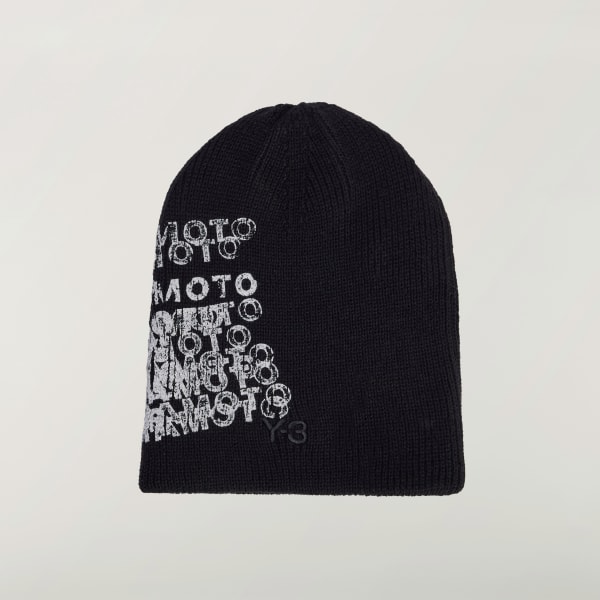 Schwarz Y-3 GRAFIK BEANIE