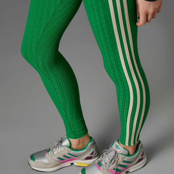 adidas Adicolor 70s Knit Leggings - Green