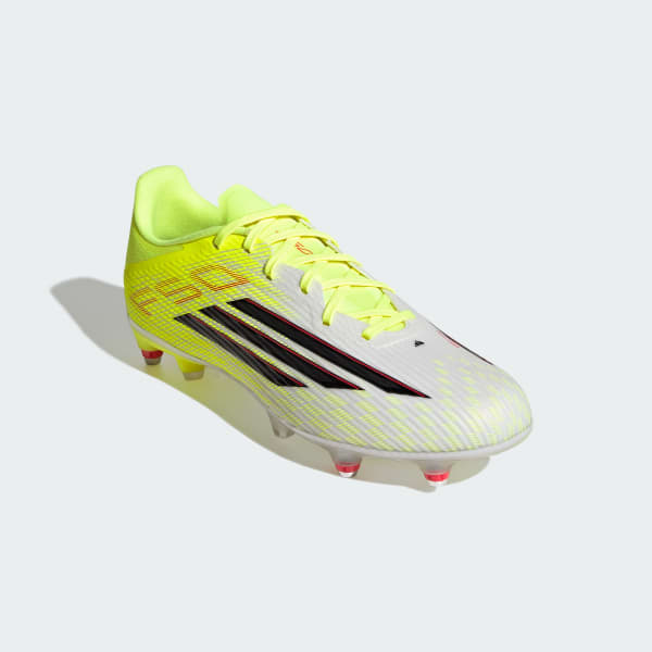 Jaune Chaussure de football F50 LEAGUE Terrain gras