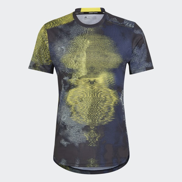 Flerfarvet D4T HIIT Allover Print Training T-shirt HL087