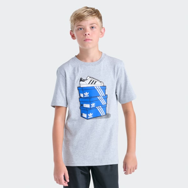 gris SHOE BOX HTR TEE