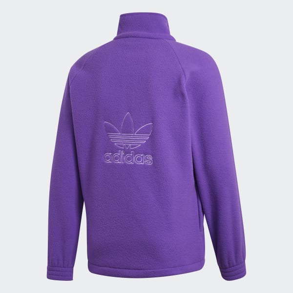 adidas half zip sweatshirt purple