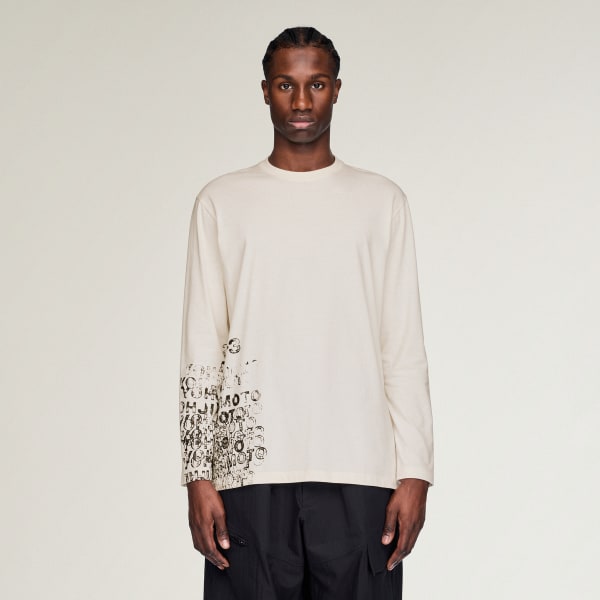 Wit Y-3 GFX Longsleeve