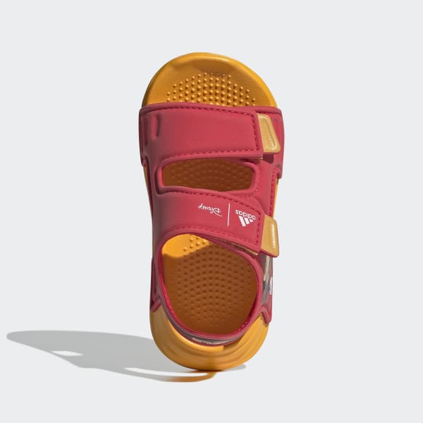 Red adidas x Disney Mickey Mouse AltaSwim Sandals LUQ85