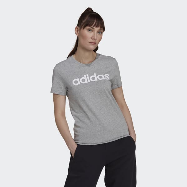 Grijs LOUNGEWEAR Essentials Slim Logo T-shirt