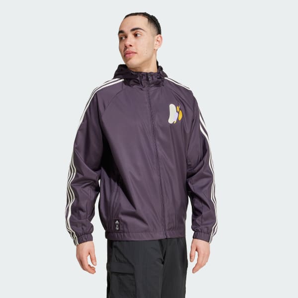 Lila Real Madrid Seasonal Windbreaker