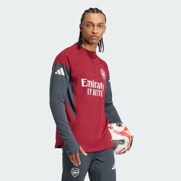 バーガンディ アーセナル ティロ 25 プロ トレーニングトップス