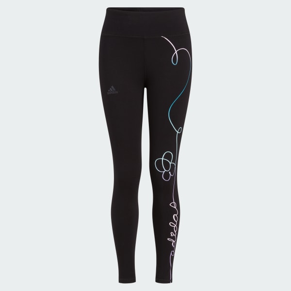 Adidas Black Leggings with Adidas Leg Graphic, Size XL – The