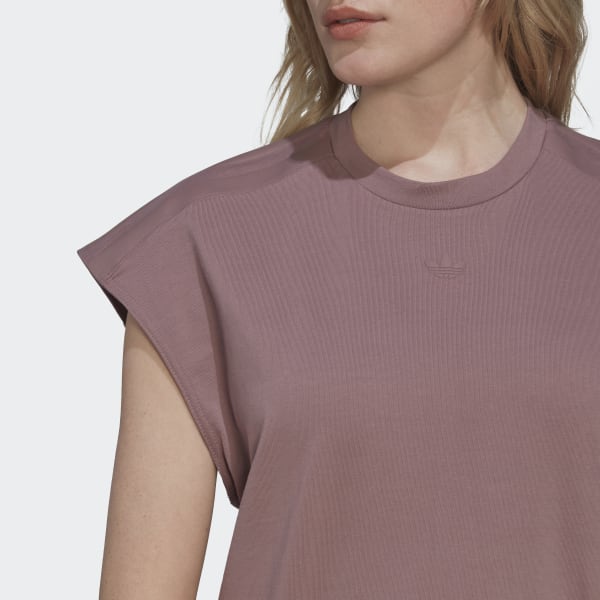 Paars Adicolor Contempo Chunky 3-Stripes Shirt UB882