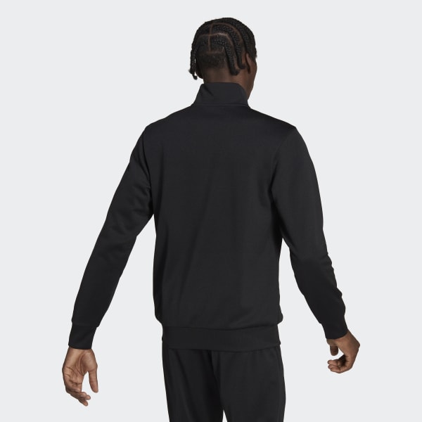 Svart Celtic FC Essentials Trefoil Track Top BUS99