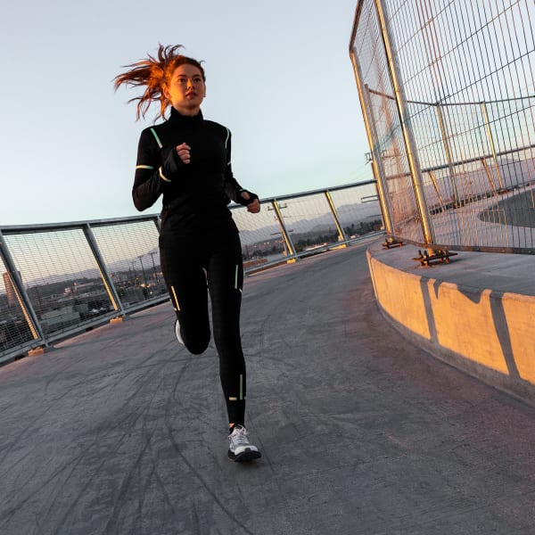 Nero Maglia da running Reflect At Night X-City Long-Sleeve