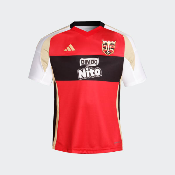 Rojo Jersey oficial Peluche Caligari Kings League  2025 Niños