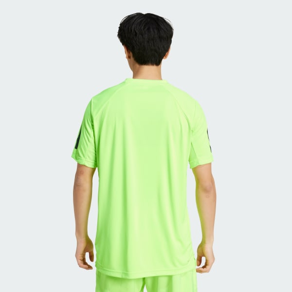 Green Club Tennis Climacool 3-Stripes Tee