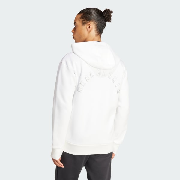 White Real Madrid Anthem Jacket