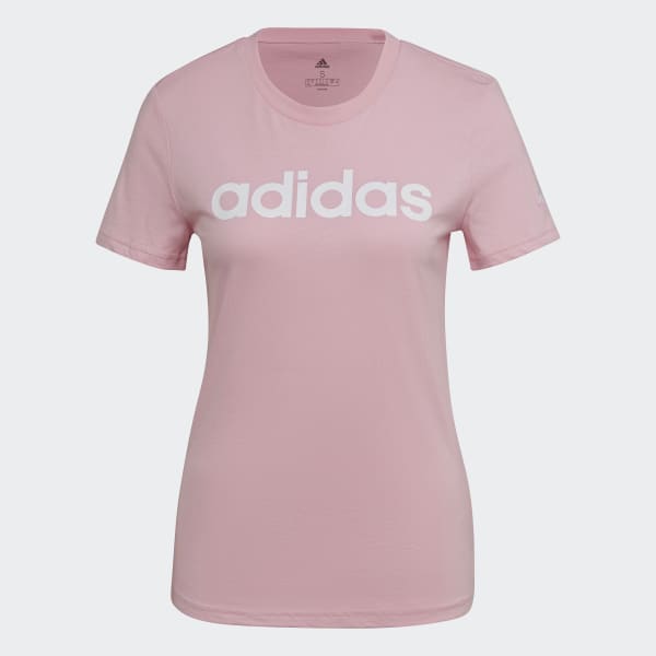 Pink LOUNGEWEAR Essentials Slim Logo Tee 28869