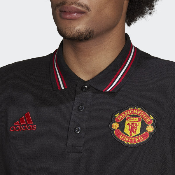 Zwart Manchester United DNA Poloshirt P1384
