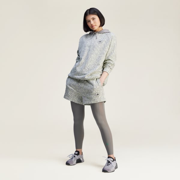 ホワイト adidas by Stella McCartney プリントフーディー