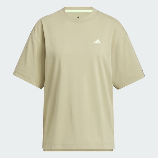 ブラウン エッセンシャルズ プラス スモールロゴ ルーズフィット半袖Tシャツ