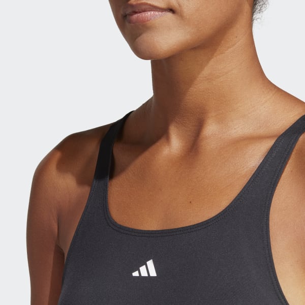 Zwart Train Icons 3-Stripes Tanktop