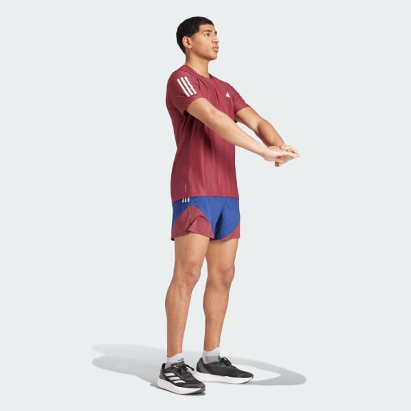 Burgundy Own the Run Tee