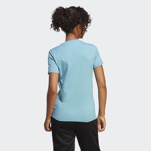 Blauw LOUNGEWEAR Essentials Slim Logo T-shirt