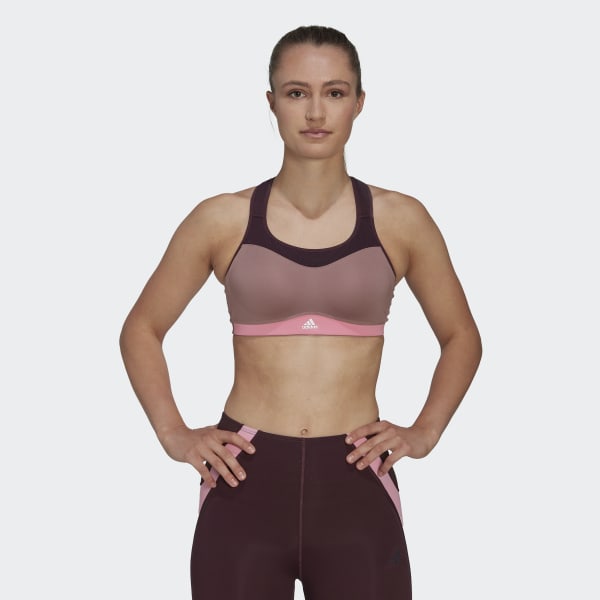 Paars adidas TLRD Impact Training High-Support Beha NQ206