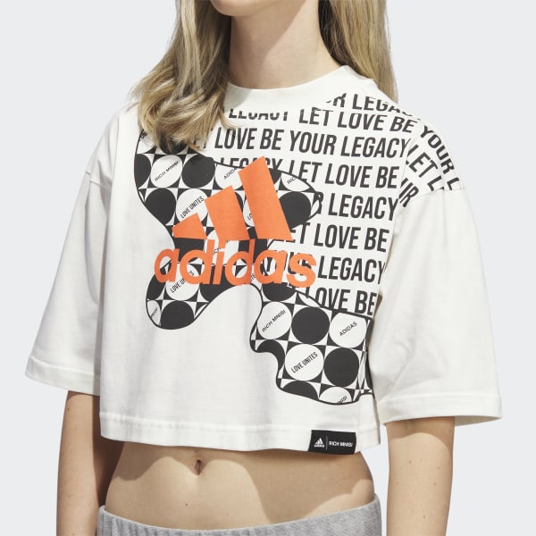 Pride Crop Graphic Tee Plus Size