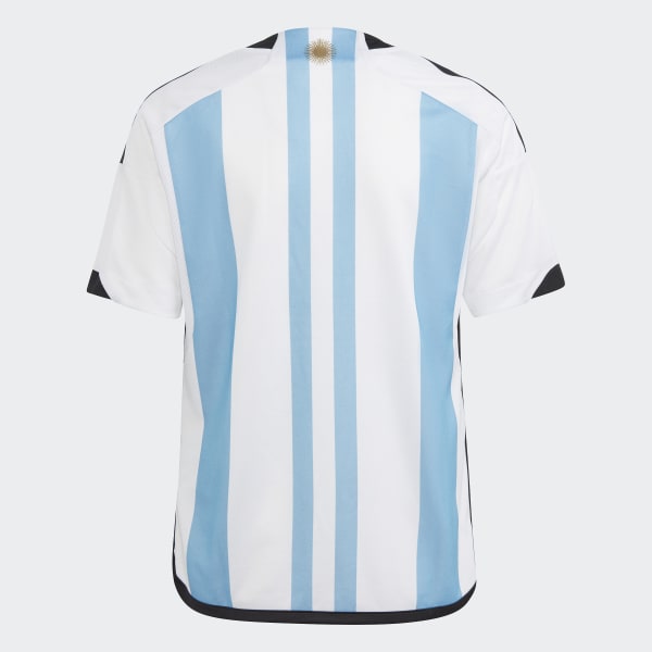 Maillot ENFANT/JUNIOR Argentine Messi 3 Étoiles Champion Coupe du