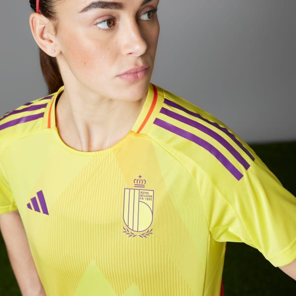Geel België 25 (Vrouwenelftal) Authentiek Uitshirt