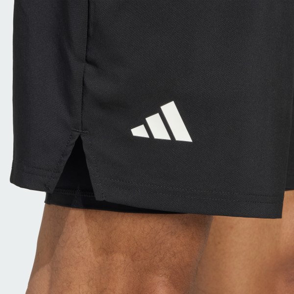 adidas Club Tennis Climacool 2-in-1 Shorts - Black | Free Shipping